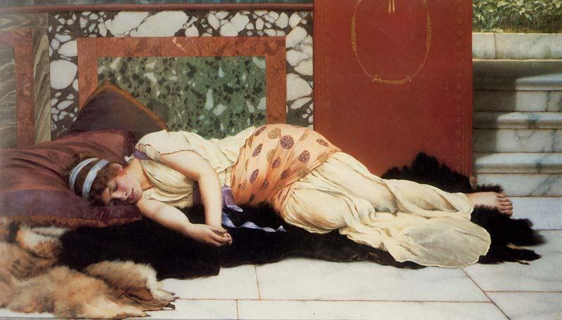 John William Godward Endymion oil painting image